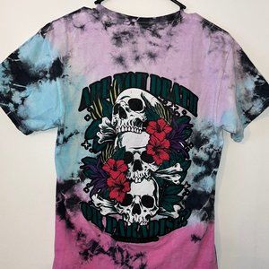 Assholes*s Live Forever Tie Dye T-Shirt Mens Small Short Sleeve Death Paradise